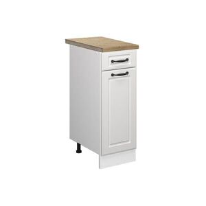 Vicco SPODNÍ SKŘÍŇKA KUCHYŇSKÉ LINKY R-Line Bílý venkovský dům 30 cm , PD Dub obraz