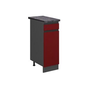 Vicco SPODNÍ SKŘÍŇKA KUCHYŇSKÉ LINKY R-Line Červená 30 cm , PD Antracit obraz