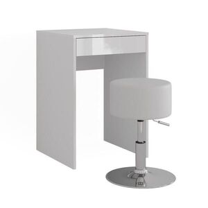 Vicco TOALETNÍ STOLEK Sherry Bílá/bílý vysoký lesk 51.4 cm s stoličkou obraz