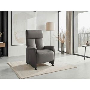 Sit & More RELAXAČNÍ KŘESLO, kůže, mokka obraz