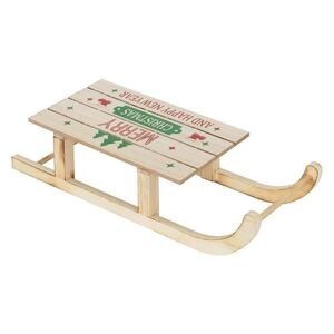 ECD-Germany DEKORATIVNÍ LED SANĚ ze dřeva, teplá bílá, 60 cm, napájené bateriemi, s časovačem obraz
