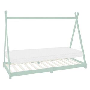 ML-DESIGN DĚTSKÁ postýlka Tipi s matrací 90x200 cm Mint obraz