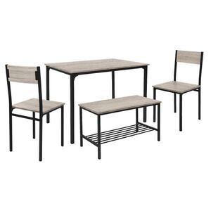 ML-DESIGN JÍDELNÍ STOLOVÁ SADA 4dílná Sonoma dub obraz