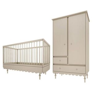 Petits-meubles POKOJ PRO MIMINKO 2DÍLNÝ Babushka Olive obraz