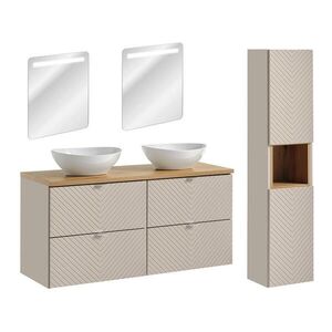 Petits-meubles KOUPELNOVÝ NÁBYTEK 120.4cm Manoa 2er-Set Kašmír obraz