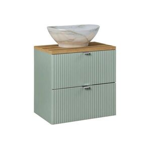 Petits-meubles UMYVADLO 60.4cm Jade Zelená a dřevo obraz