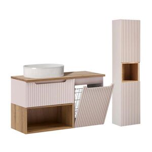 Petits-meubles KOUPELNOVÝ NÁBYTEK 100.4cm Riva 2er-Set Kašmír obraz