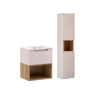 Petits-meubles KOUPELNOVÝ NÁBYTEK 51cm Riva 2er-Set Kašmír obraz
