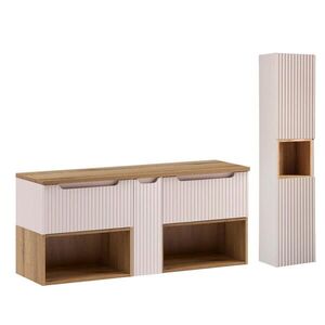 Petits-meubles KOUPELNOVÝ NÁBYTEK 140.4cm Riva 2er-Set Kašmír obraz