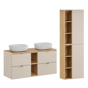 Petits-meubles KOUPELNOVÝ NÁBYTEK 120.6cm Azel 2er-Set Kašmír obraz