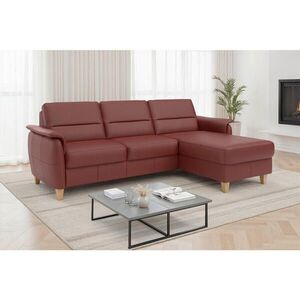 Sit & More ROHOVÁ SEDAČKA, kůže, červenohnědá obraz