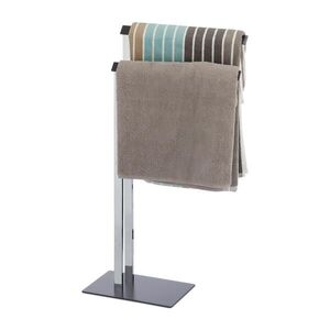 Relaxdays STOJAN Chrom Antracit 2-ramenný ocel 82 cm obraz