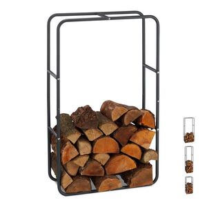 Relaxdays REGÁL Antracit ocel 100x60x25 cm obraz