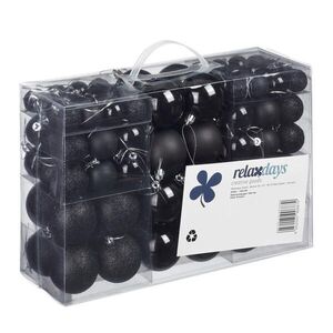 Relaxdays KOULE Černé 100-ks sada plast obraz