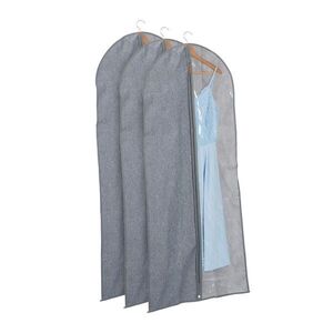Relaxdays VAK Šedý transparentní 3dílná-sada polyester 135x58 cm obraz