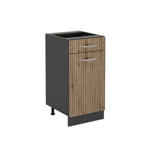 Vicco SPODNÍ SKŘÍŇKA KUCHYŇSKÉ LINKY R-Line Řemeslný dub 40 cm bez pracovní desky obraz