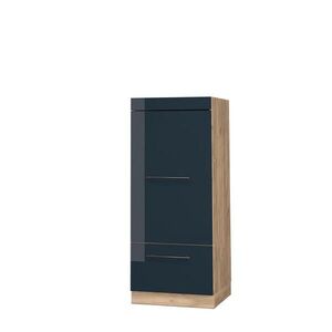 Vicco VYSOKÁ SKŘÍŇ Fame-Line, Tmavě modrá s vysokým leskem/Zlatý mocný dub, 60 cm obraz