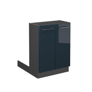 Vicco KUCHYŇSKÝ OSTROV Fame-Line Tmavě modrá s vysokým leskem 60 cm bez pracovní desky obraz