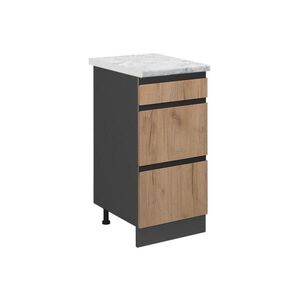 Vicco SPODNÍ SKŘÍŇKA KUCHYŇSKÉ LINKY R-Line Zlatý mocný dub 40 cm PD Mramor obraz