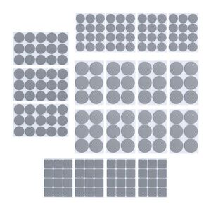 Relaxdays PODLOŽKY tmavě šedá 189dílná-sada samolepicí obraz