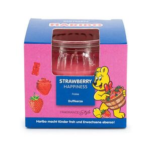 VONNÁ SVÍČKA Transparentní Strawberry Happiness v dárkové krabičce 85 g obraz
