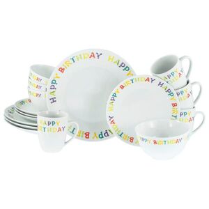 Creatable KOMBINOVANÁ SOUPRAVA Happy Birthday 16dílné obraz