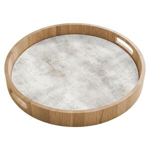 OnlyWow SERVÍROVACÍ PODNOS Šedá - Beton - Zvětralá 40x40 cm obraz
