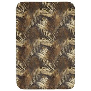 OnlyWow KOUPELNOVÁ PŘEDLOŽKA Tropical - Listy - zlaté 60x90 cm obraz