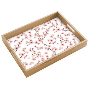 OnlyWow SERVÍROVACÍ PODNOS Třešňový květ - větve - růžová 40x30 cm obraz