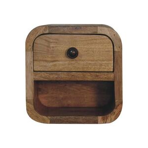 Artisan Furniture KONSOLE Apollo Schleife, 2 zásuvky a otevřená přihrádka, tmavě hnědá obraz