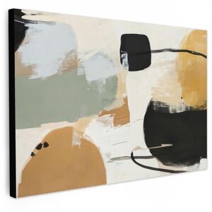 MuchoWow OBRAZ NA PLÁTNĚ Malba - abstraktní - barvy 90x60 cm obraz