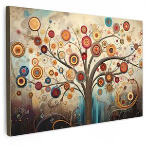 MuchoWow OBRAZ NA PLÁTNĚ Strom - Strom života - Barva 30x20 cm obraz