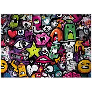 Wallarena FOTOTAPETA pro chlapce graffiti barevná 300x210 cm obraz