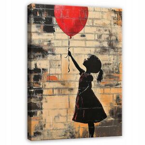 Wallarena OBRAZ na plátně Abstraktní Banksy Moderní obývací pokoj 120x80 obraz