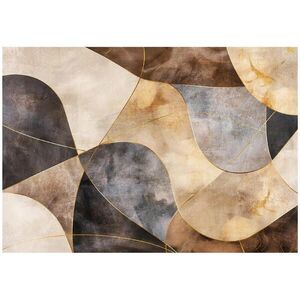 Wallarena ABSTRAKTNÍ béžová fototapeta Art Deco 368x254 cm obraz