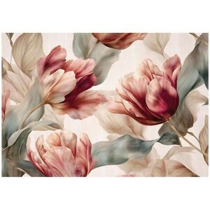 Wallarena FOTOTAPETA Květiny Tulipány Červené 150x105 cm obraz