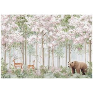 Wallarena FOTOTAPETA do dětského pokoje les zvířata jelen 350x250 obraz