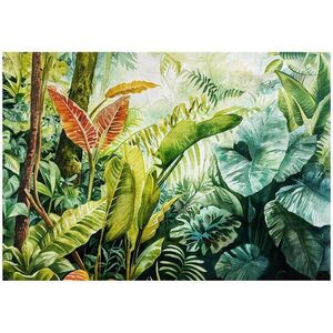 Wallarena FOTOTAPETA Jungle Leaves Green 416x254 cm obraz