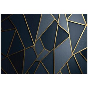 Wallarena ABSTRAKTNÍ geometrická fototapeta modrá 250x175 cm obraz