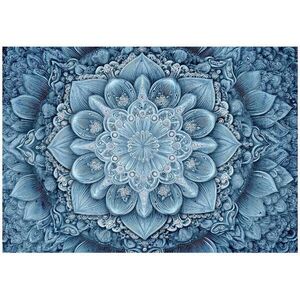 Wallarena FOTOTAPETA Mandala Abstraktní Modrá 400x280 cm obraz