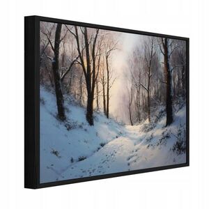 Wallarena ZARÁMOVANÉ obrazy lesní stromy béžová 120x80 cm obraz
