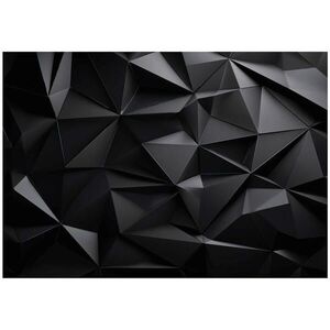 Wallarena 3D abstraktní fototapeta černá 250x175 cm obraz