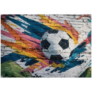 Wallarena FOTOTAPETA kluci fotbal barevná 300x210 cm obraz