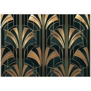 Wallarena FOTOTAPETA Art Deco Zlatozelená 250x175 cm obraz