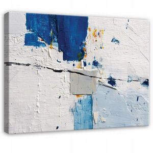 Wallarena OBRAZ NA PLÁTNĚ Abstraktní Morceau Gray 60x40 cm obraz