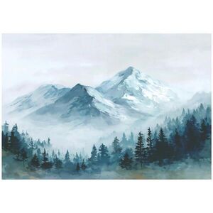 Wallarena FOTOTAPETA Hory Lesní zelená 150x105 cm obraz