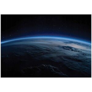 Wallarena FOTOTAPETA Earth Cosmos Blue 150x105 cm obraz