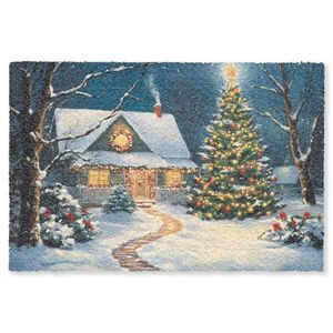 MuchoWow ROHOŽKA Vánoce - Vánoční stromek - Zima - Domov - Sníh 60x40 cm obraz