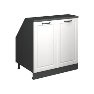 Vicco ŠIKMÁ SKŘÍŇ Rion Bílý venkovský dům 80 x 81.6 cm se 2 dveřmi, korpus skříně hloubka 60 cm obraz