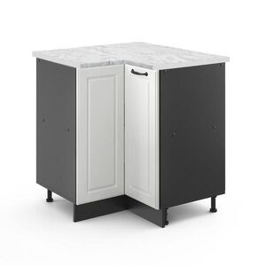 Vicco ROHOVÁ SKŘÍŇKA R-Line Bílý venkovský dům 75.6 cm , PD Mramor obraz